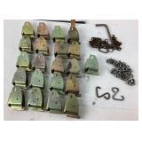 Metal Shelf Brackets, Chains, Hooks