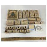 Rubber Stamps With Decorative Designs