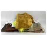 Fabric Material Including Faux Fur, Prints
