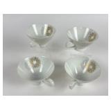 4 Rosenthal Continental Sunburst Porcelain Tea