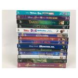 Disney DVDs: TinkerBell, Hannah Montana, Tarzan, M