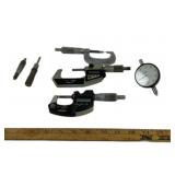 Mitutoyo, Fowler, Central Tool Micrometers