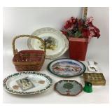 Homer Laughlin Georgian Platter, Holiday Decor