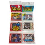 2- 1990 Baseball Rack Packs Fleer Limited Edition