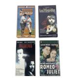 Sealed VHS Lot: Philadelphia, Romeo+Juilet, Les