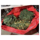 Prelit Christmas tree in bag