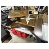Wood lectern, table - requires assembly