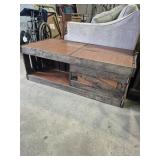 Rustic Coffee Table With One Door Below 24 in. X