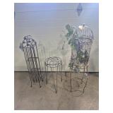 Metal 3 Tier Shelf, Metal Plant Stand & Metal
