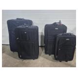 Pull Behind Luggage 4 Suitcases Embark & American