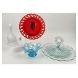 JFK Plate, Ruffled Dish, Fenton Bell, Serving Dish