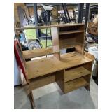 Pine wood desk