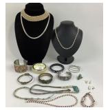 Jewelry with Necklaces, Bracelets, Earrings