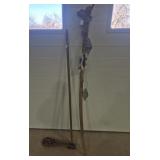 Wooden Laundry Dasher & Wood Walking Stick