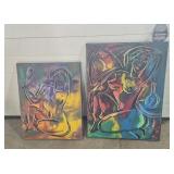 Abstract Nude Canvas Paintings  By Mark Kazav (2)