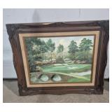 Framed Print Of The 12th Hole At Augusta National