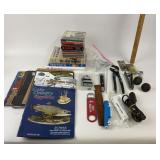 Tools, Ruger Lock, CDs, Books, Bottle Opener