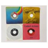 Vinyl 45s: The Beagles, Roberta Flack, Queen, &