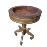 Mahogany Side Table - No Top 13 in. X 18 in.