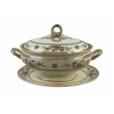 T. Furnival & Sons Ceylon Tureen With Lid and Plat