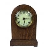 Sessions Wooden Mantel Clock/Converted to Battery,