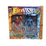 Marvel Comics Fire & Ice Action Figures