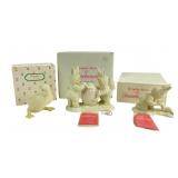 Snowbunnies Dept 56 Figurines With Boxes