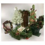 Christmas Trees, Wreath, Decorations, Frame
