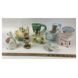 Ceramic Figurines, Baby Decor, Samson Import 1962