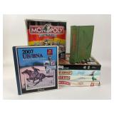 Monopoly Board Games, Calculus Textbook, Post Stam