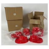 Plastic Red Firefighter Hats