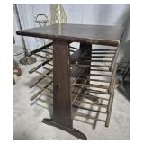 Wood Magazine Rack (16 in. X 18 in. X 23 in.)