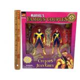 Marvel's Famous Couples Cyclops Jean Grey Figures