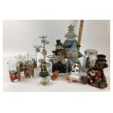 Christmas Decorations Including Figurines, Libby G