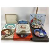 Christmas Porcelain Collector Plates,Edwin Knowles