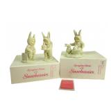 Department 56 Snowbunnies Figurines