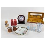 Antique Nippon Handled Gold Trimmed Rose Floral