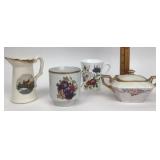 Royal Kendal & Schuman Arzberg Mugs, Delaware Souv