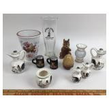 Rumple Minz Tankards, Squirrel & Nut Shakers, Japa