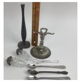 APCO Glass & Silver Grape Shakers, Oneida Gerber S