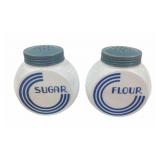 Anchor Hocking Fire King Vitrock Shakers; Flour &