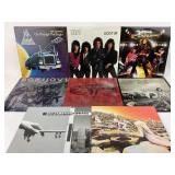 Rock Vinyl Records by Def Leppard, Kiss, Bon Jovi,