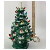 Ceramic Christmas Tree With Multicolored Bulbs