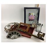 Decorative Frames, Oversized Key, Tray, Glass Jar