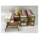 Beeswax Tapered Candles, Prairie Rose, Lavender