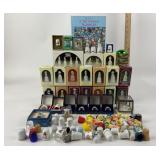 Porcelain Thimbles, Precious Moments Figures, Kais