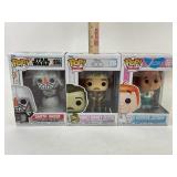 3 Funko Collectible Pops: Disney 100 Walt Disney