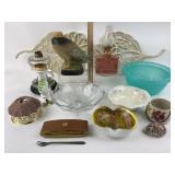 Parker 51 Pens, Glass and Ceramic Bowls and Lanter