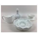 Fenton Hobnail Milk Glass Tableware