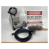 Jiffy Steamer, Bench Brush, Danger Signs